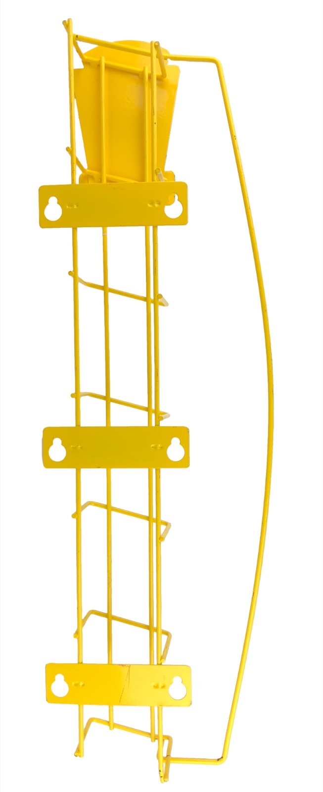 Heinz Ketchup & Mustard Store Display Metal Racks Bright Yellow & Red