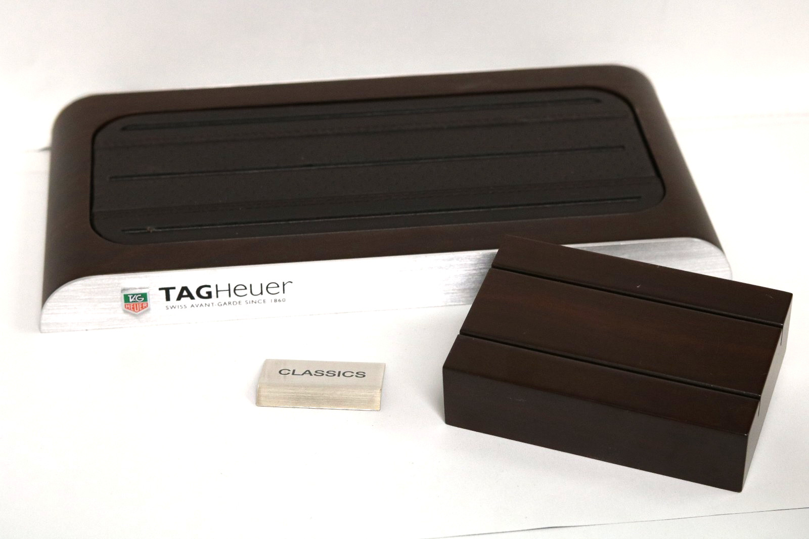 TAG Heuer Watch Dealer Display Stand Classics 3-Piece Modular Store Signage Rare