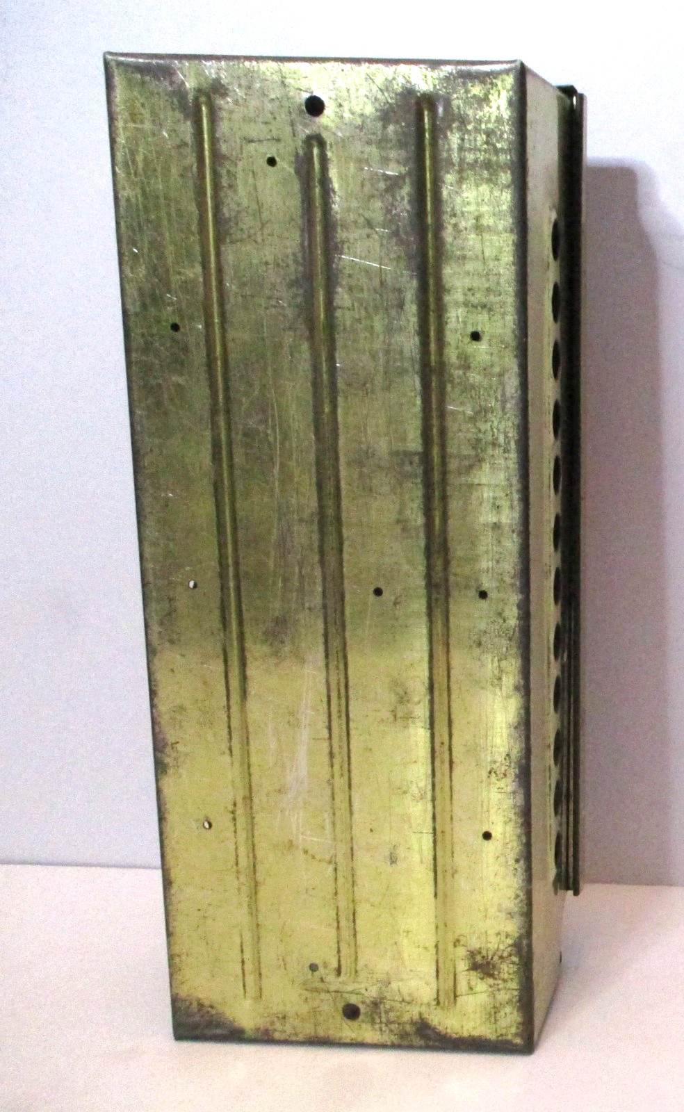 ANTIQUE W-B CUT CHEWING TOBACCO METAL STORE DISPLAY DISPENSER ~ RARE ESTATE FIND