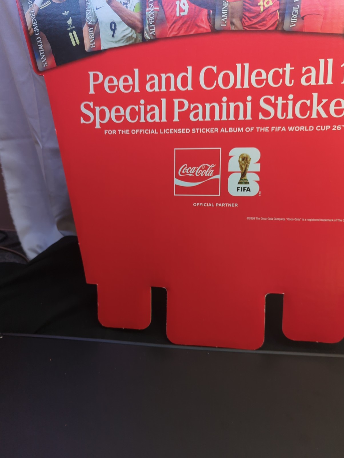Collectable Coke Header-yamal- Kane- Gimenez- Davies- Van Dijk-mckennon .