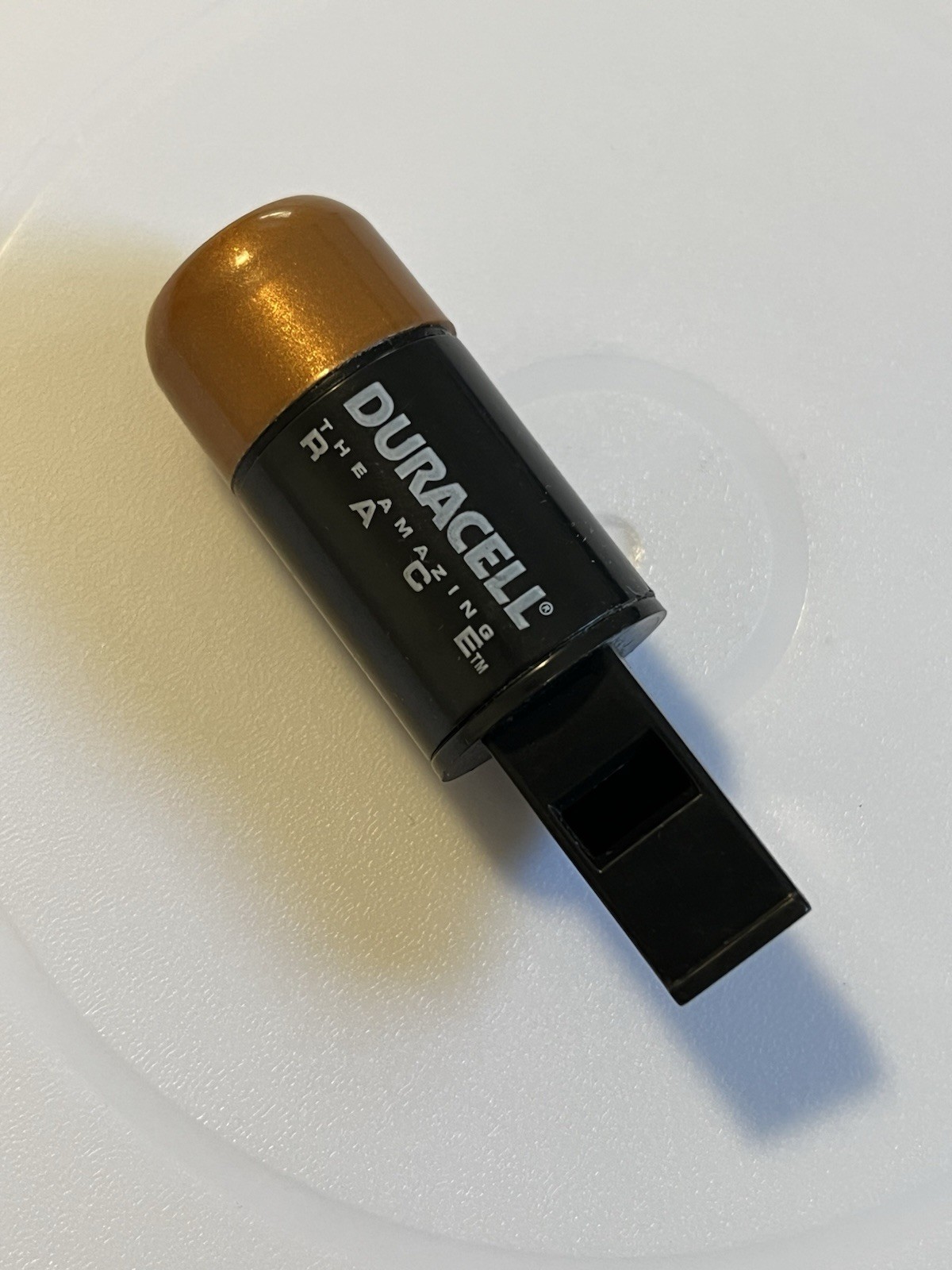 Duracell The Amazing Race Whistle Compass Combo / 2005 Promo / Battery Shaped