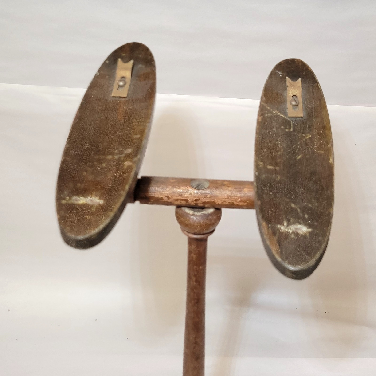 1920s Shoe Store Display Stand with Carved Paw Feet Antique Vintage Art Deco