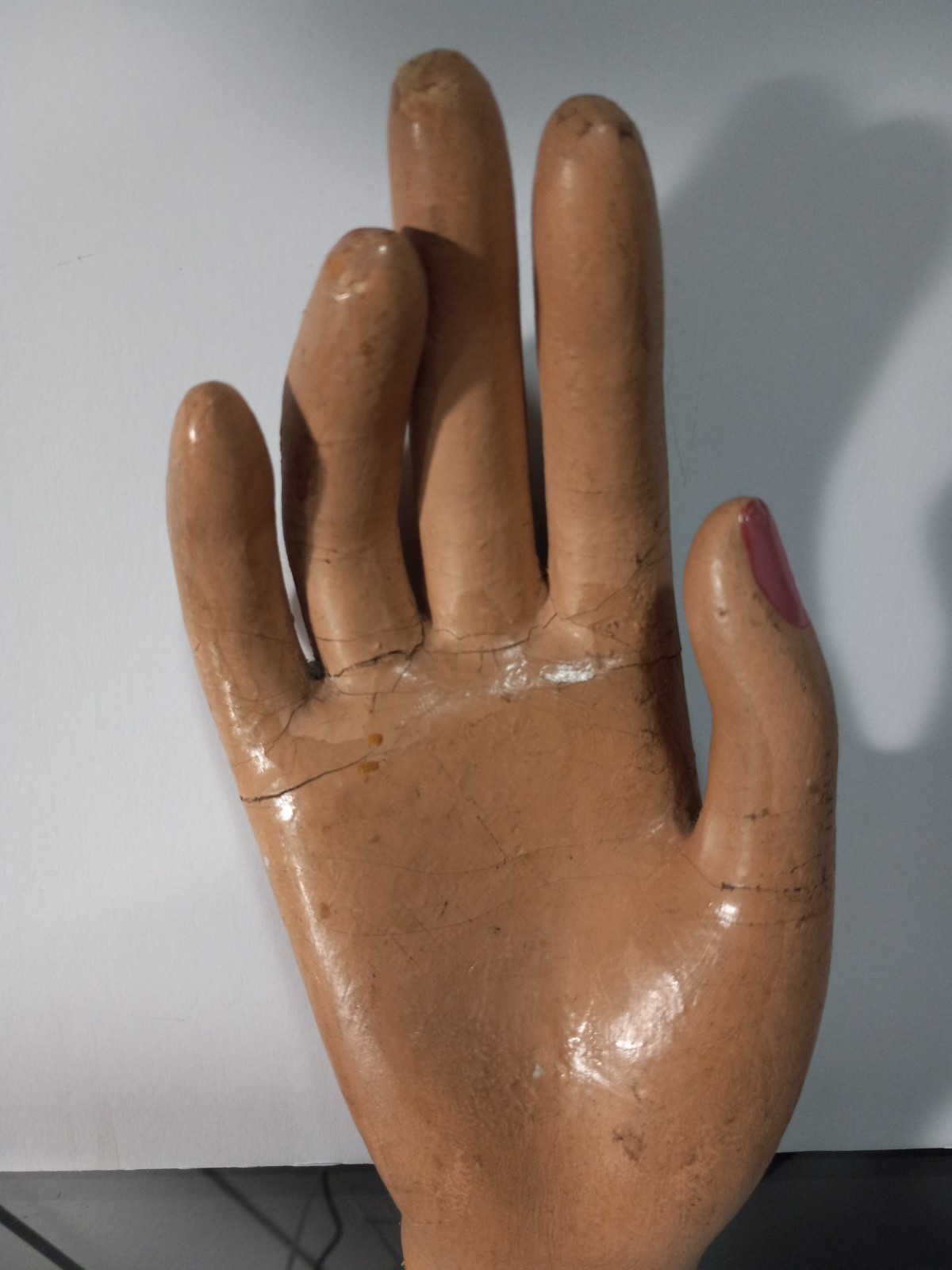 Antique Hand Mannequin Hand Store Display Advertising Sculpture