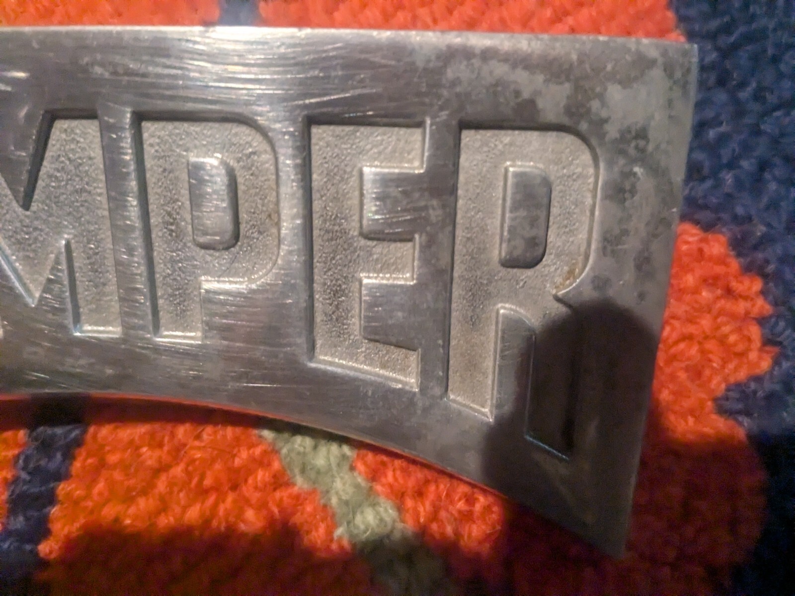 CAMPER Display Sign Aluminum Advertising