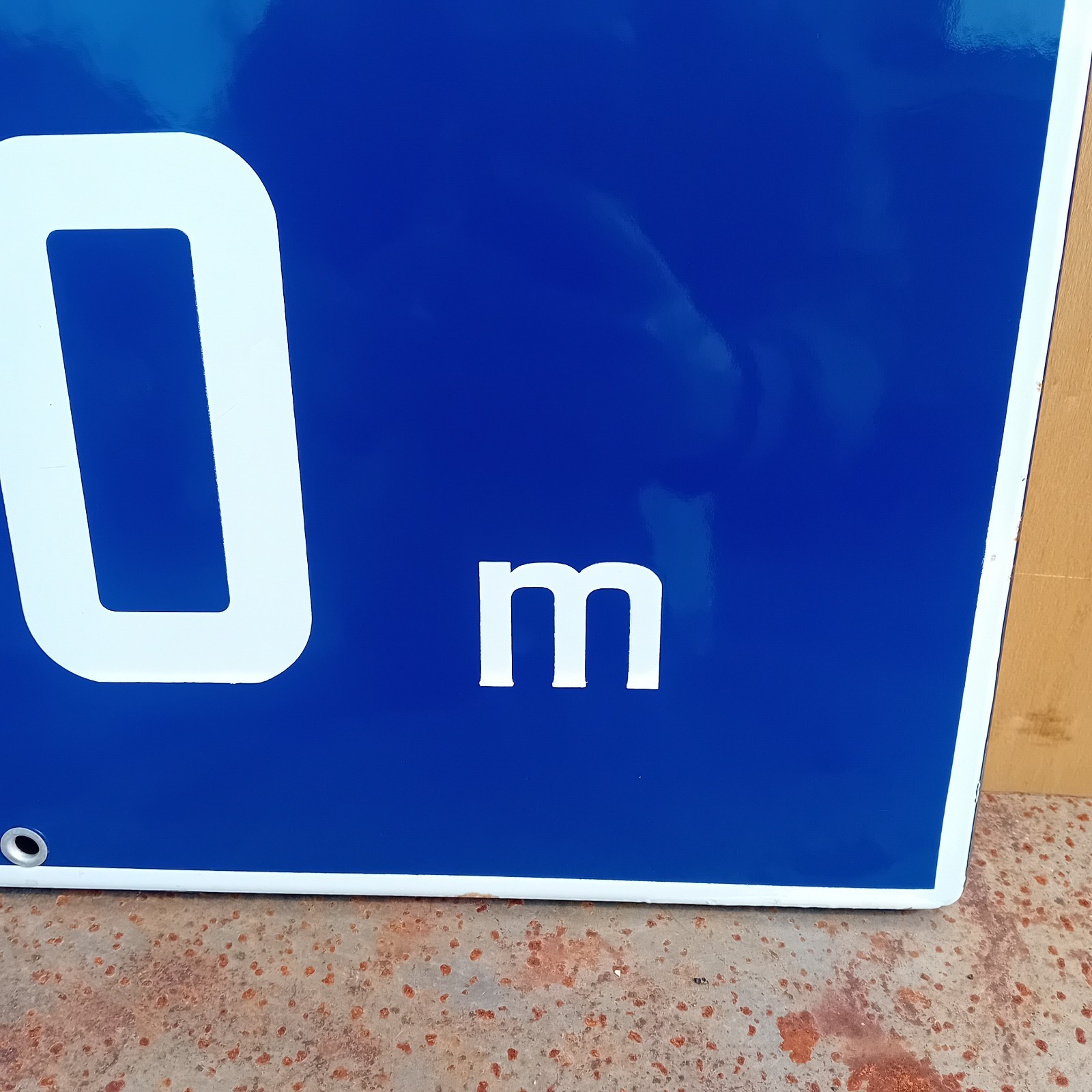 1963 Altitude 800 CTI Enamel Table Sign