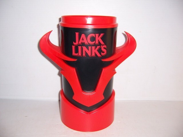 Jack Link’s Store Display Beef Jerky Holder 11” Tall 5” Diameter Excellent
