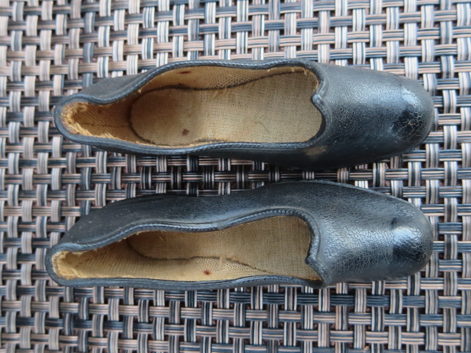 Wales Goodyear Rubber Shoes Worlds Fair Advertising Display Item Black Minis VTG