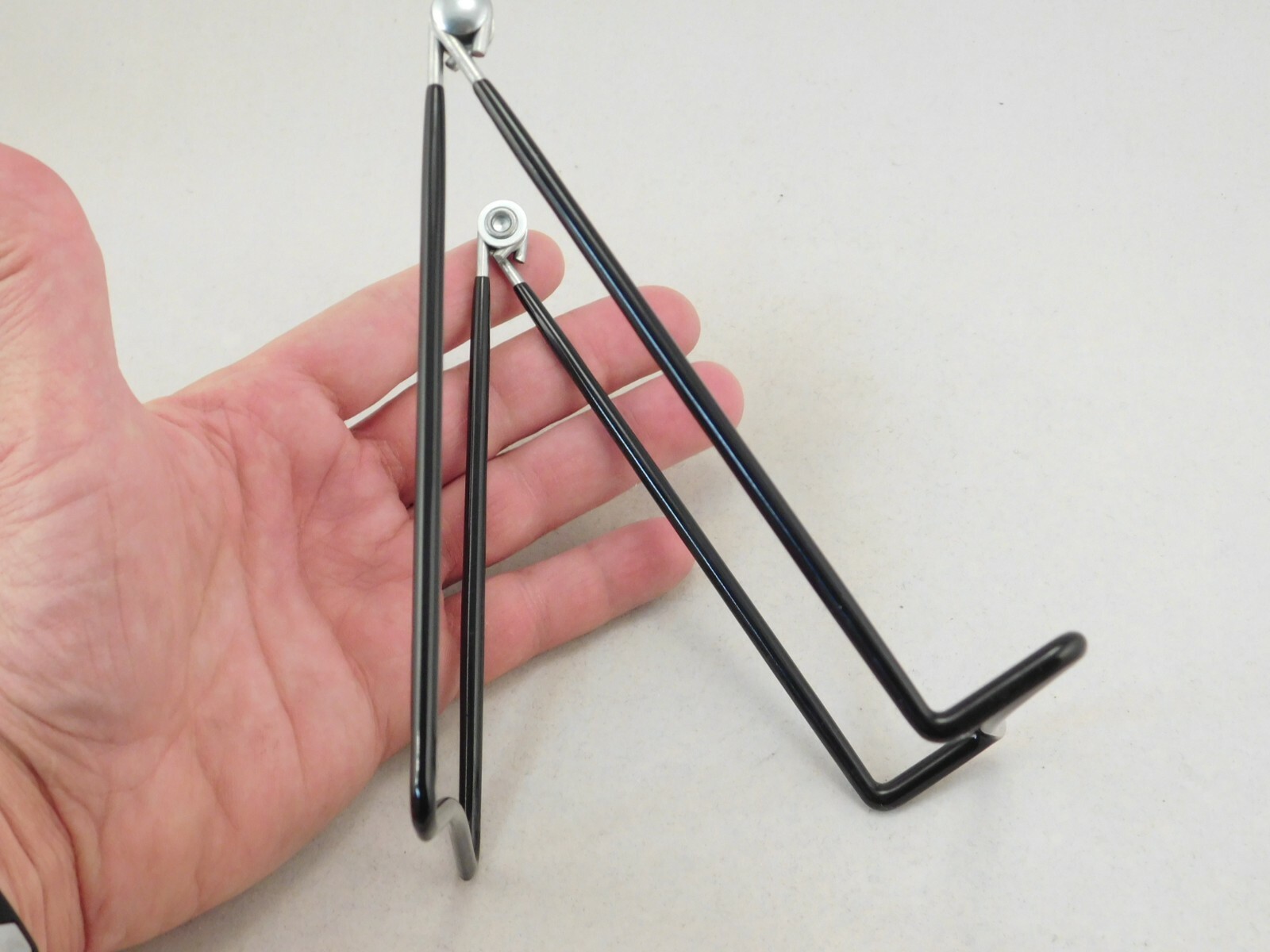 Easel Display Stand Large Size Adjustable Black Color Vinyl Coated