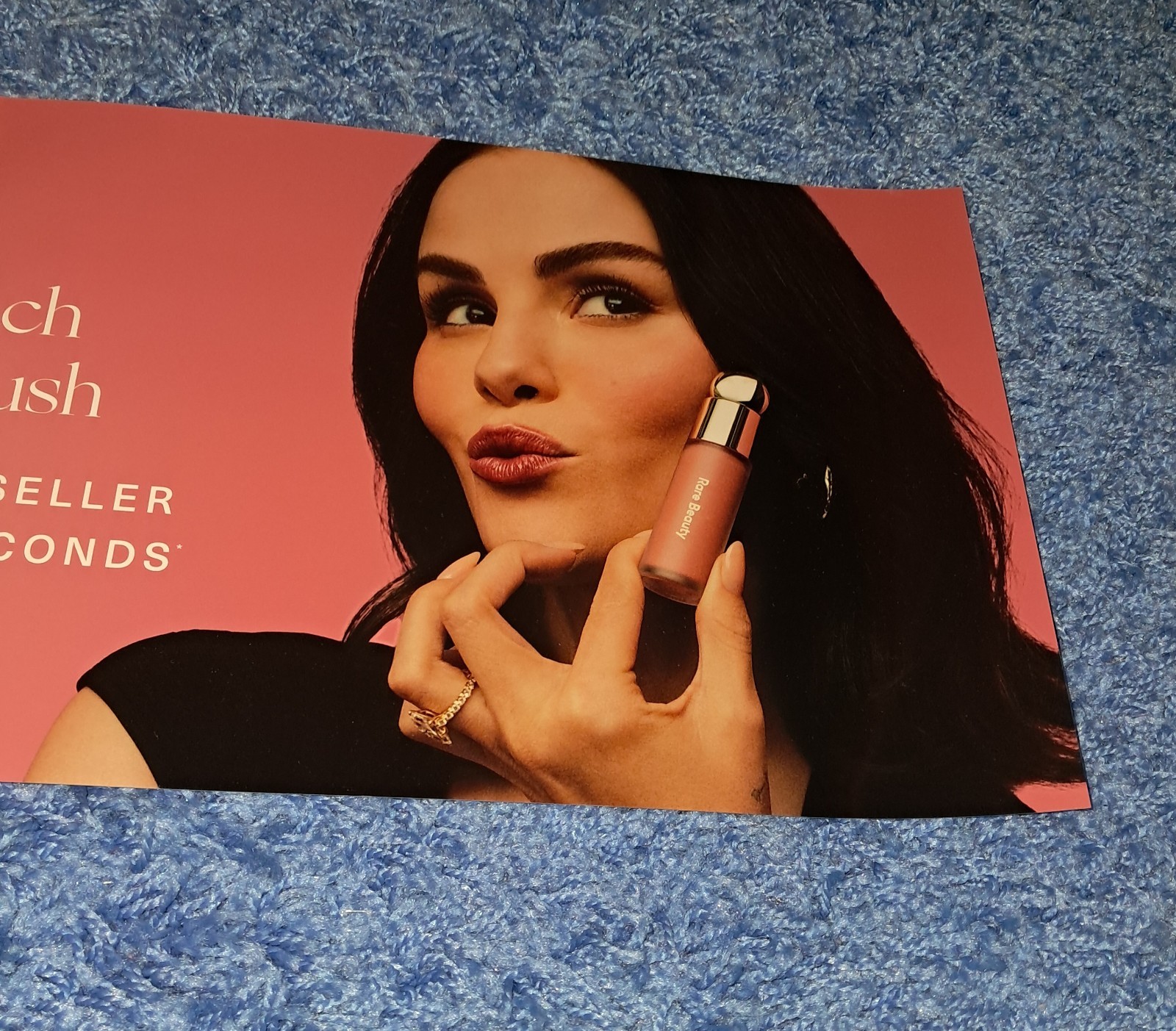 Selena Gomez Rare Beauty Liquid Blush PROMO RETAIL SIGN 3 FT Ulta Selanator