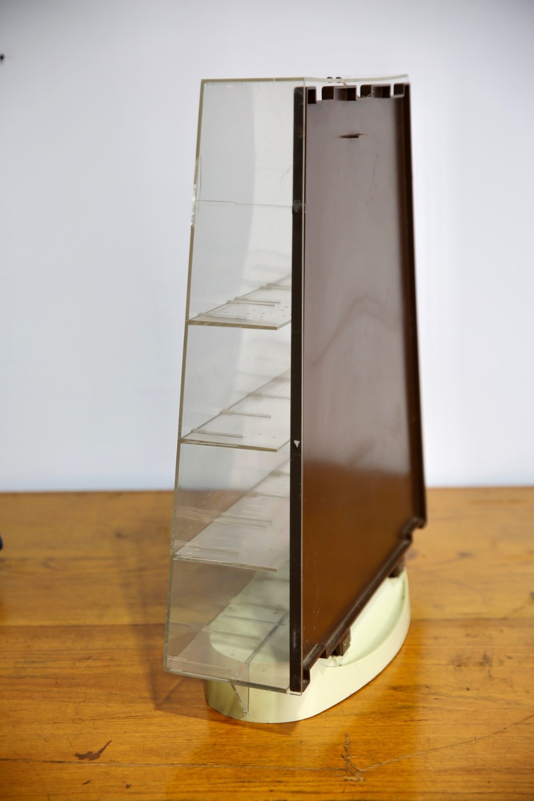 Vintage Jewelry Store Counter Top Display Watch Cabinet Plastic timex bulova etc