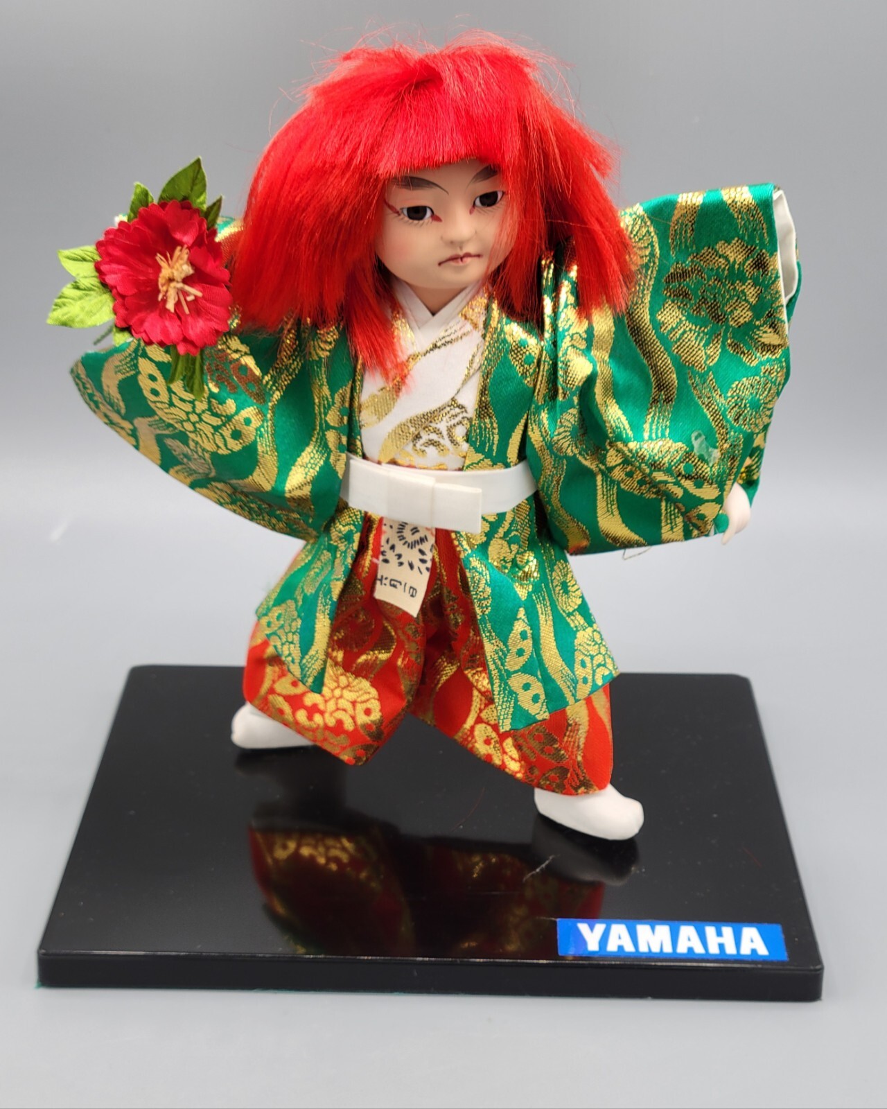 VTG Advertisement Japan Kyugetsu Doll Figurine Yamaha Dealers Promotional Item