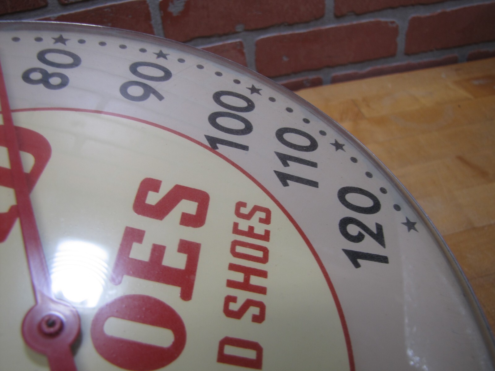 HURD SHOES ARE GOOD SHOES Orig Old Store Display Advertising Thermometer Sign Ad