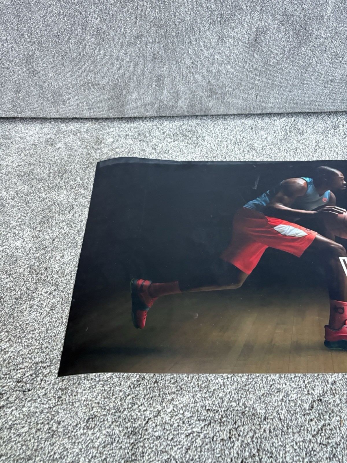 NIKE KEVIN DURANT KD 7 PROMO FOOT LOCKER STORE DISPLAY POSTER SIGN RARE 2014