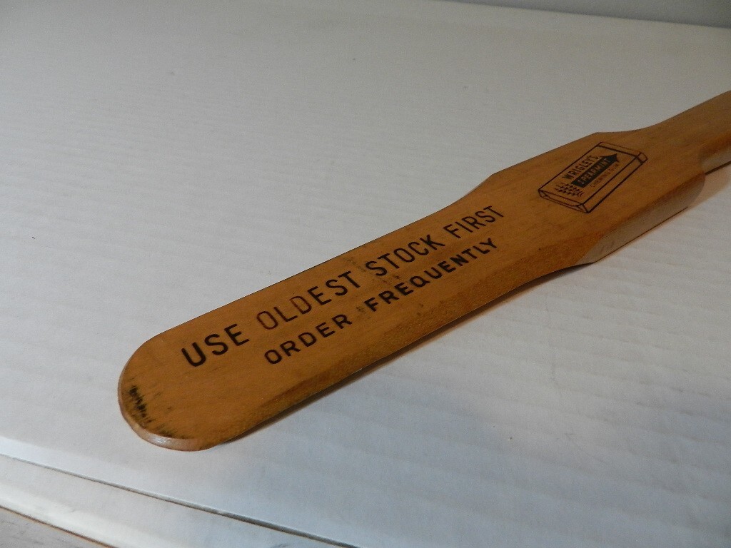 VINTAGE 1940’S WRIGLEY’S CHEWING GUM BOX OPENING TOOL- SORTING TOOL-ADVERTISING