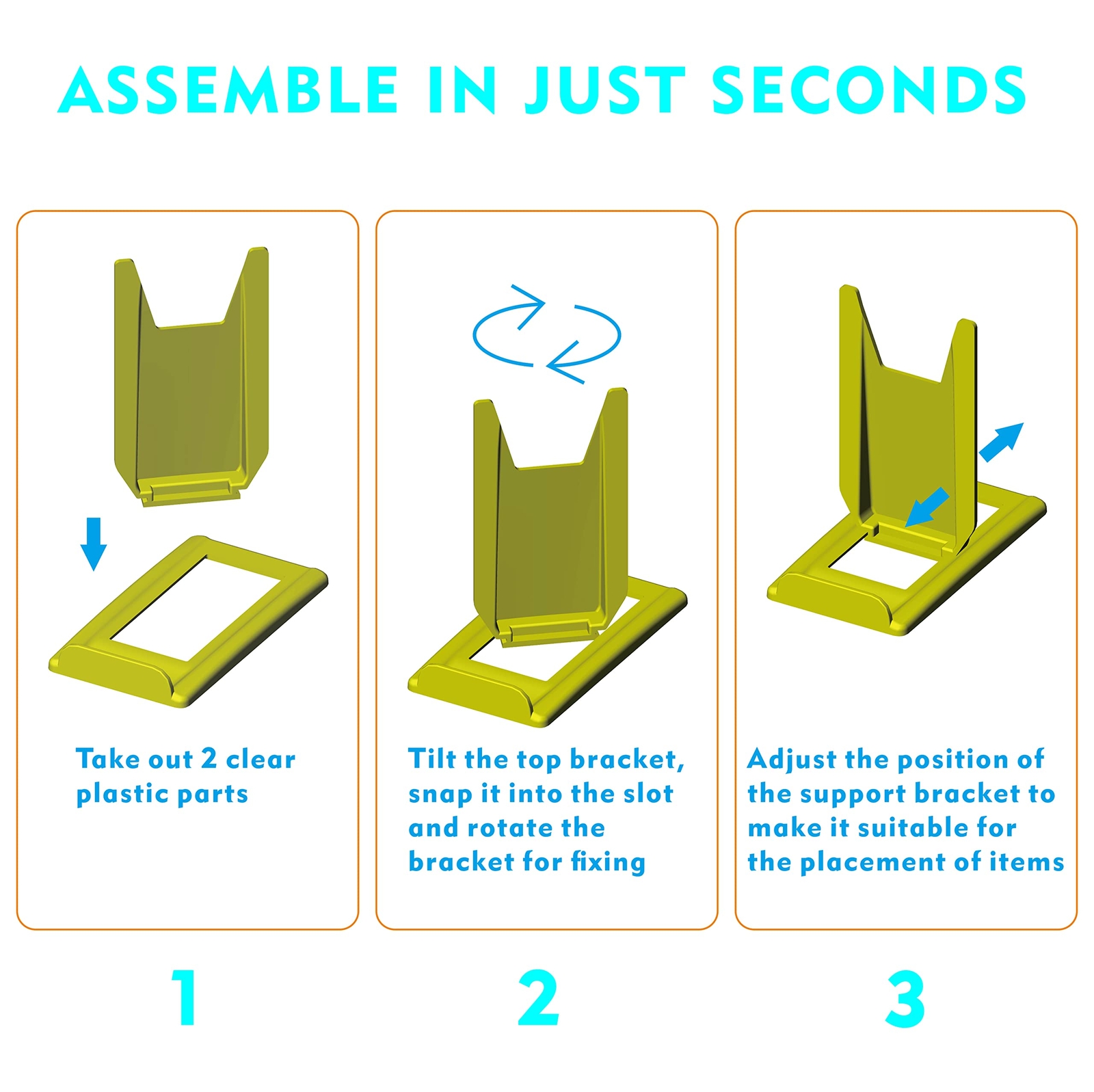 10 Sets Acrylic Easel Stand for Display Adjustable Book Stand Bowl Holder for