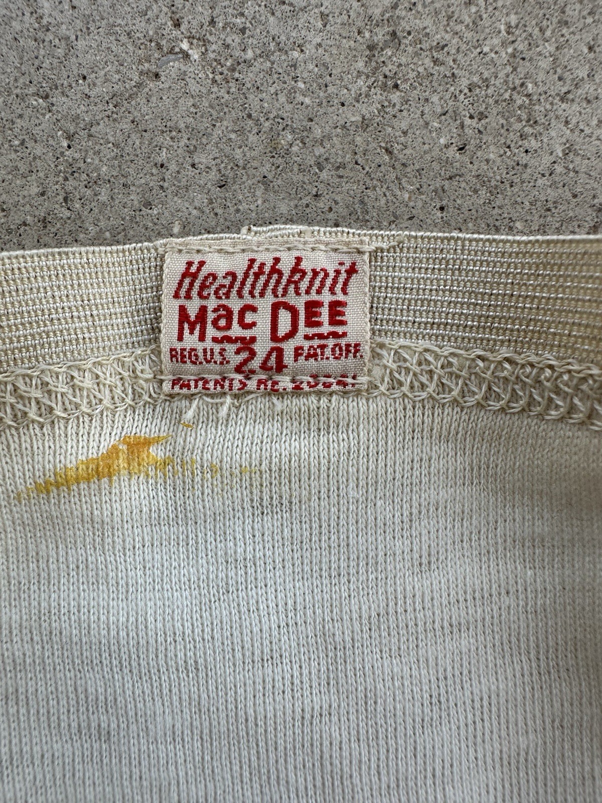 WWII Era 1940s Healthknit Mac Dee Boys Cotton Briefs Crossed Gusset Size 24 VTG