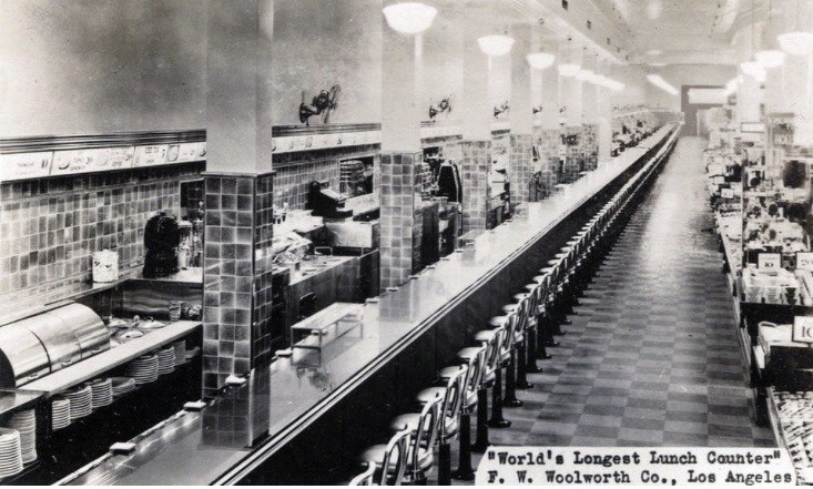 VTG Rare 1940s PAPER THIN Woolworth’s 13 Dinner Displays Advertise Meat Trays