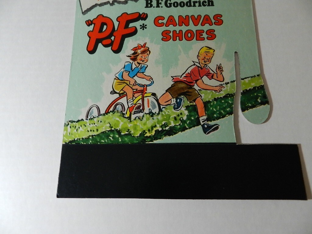 VINTAGE ADVERTISING SIGN / STORE DISPLAY- B.F. GOODRICH CANVAS SHOES FOR KIDS