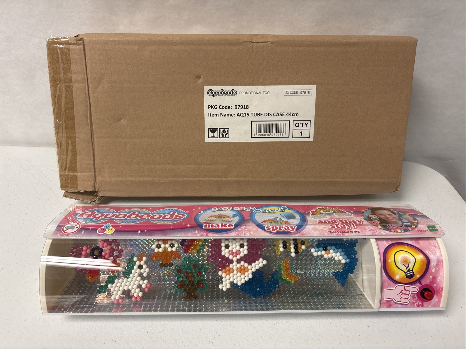 Aquabeads Unused Light-Up Store Display – 2 Loose Pieces Batteries Not Included