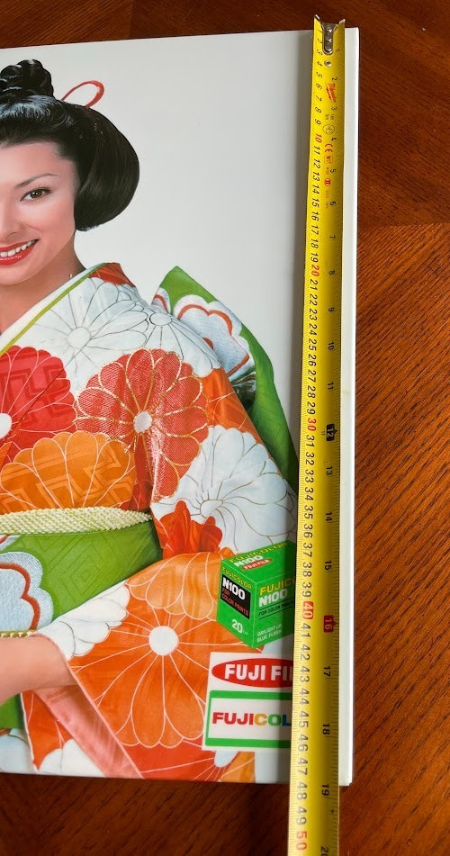 Vintage Fuji Film Fujicolor Counter Top Store Display – Japanese women Kimono