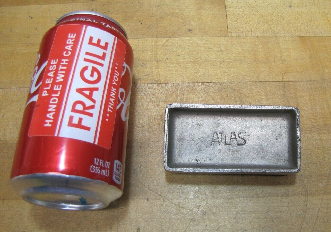ATLAS DROP FORGE Co LANSING MICHIGAN Old Advertising Paperweight Crank Camshaft
