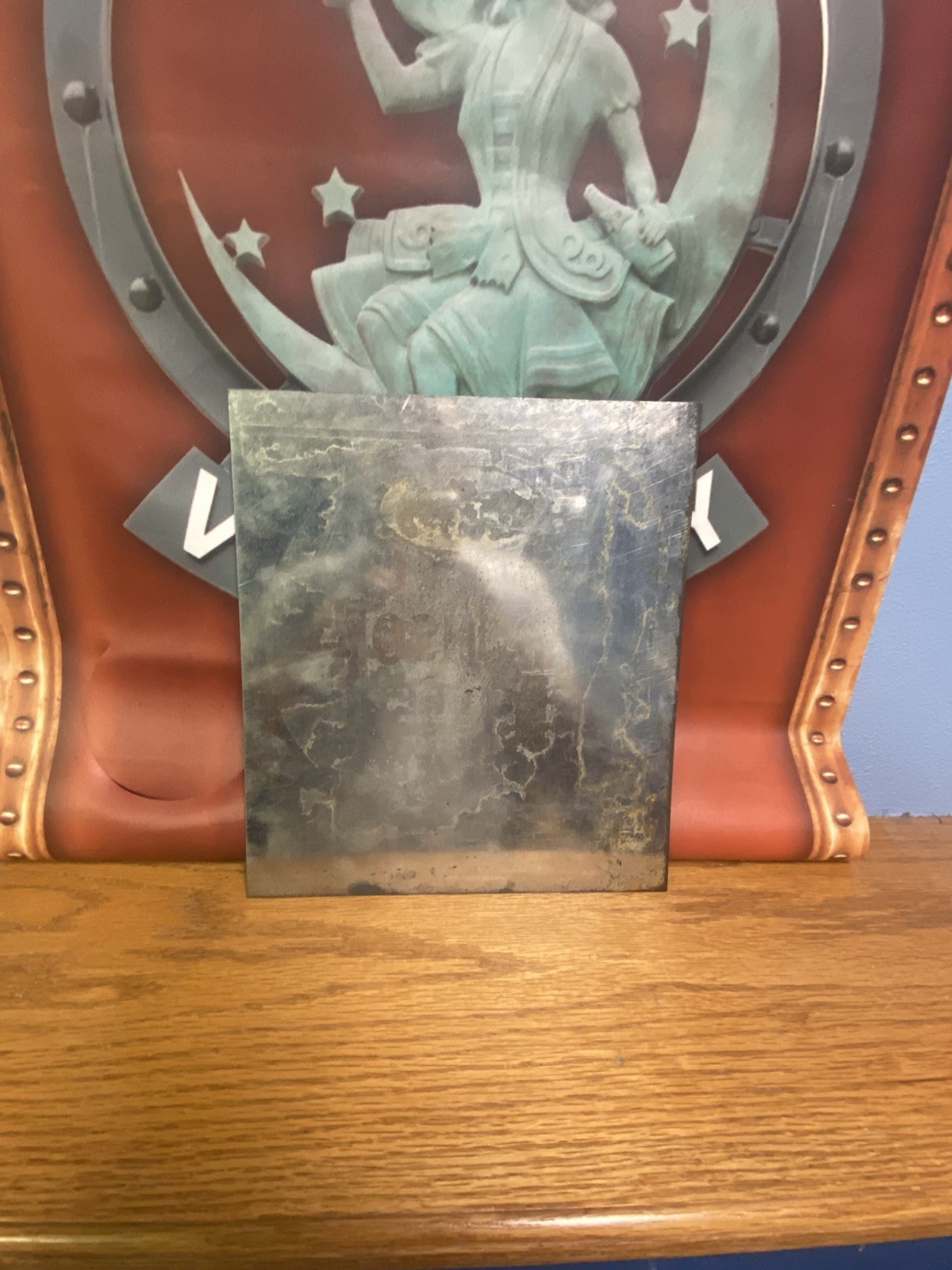 Vintage Martinson’s Coffee Served Metal Advertising Sign Store Display
