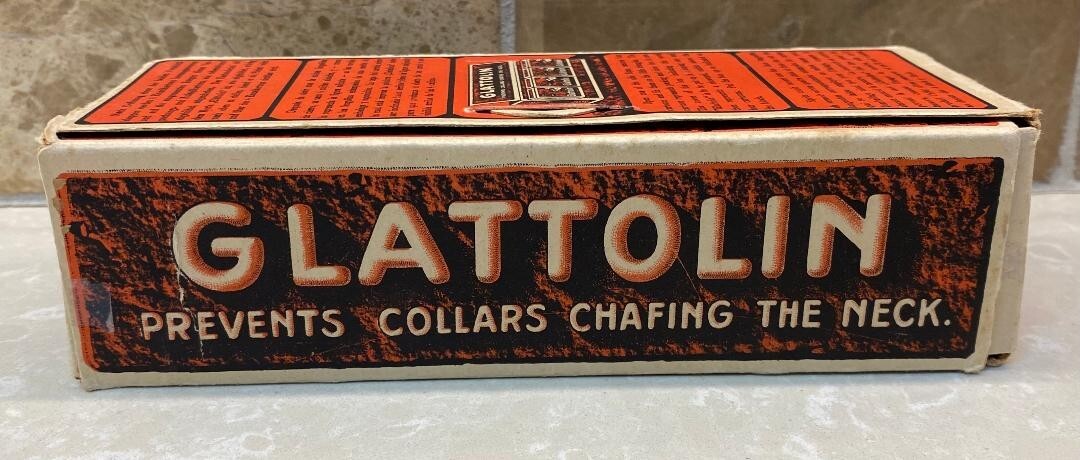 VINTAGE GLATTOLIN COLLAR WAX COUNTERTOP DISPLAY/SALES BOX GERMANY CA. 1910’S