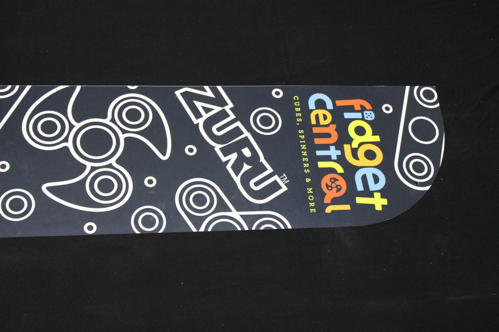 Lot of 2 – Toys R Us Geoffrey Retail Sign Store Aisle Display Zuru Fidget Black
