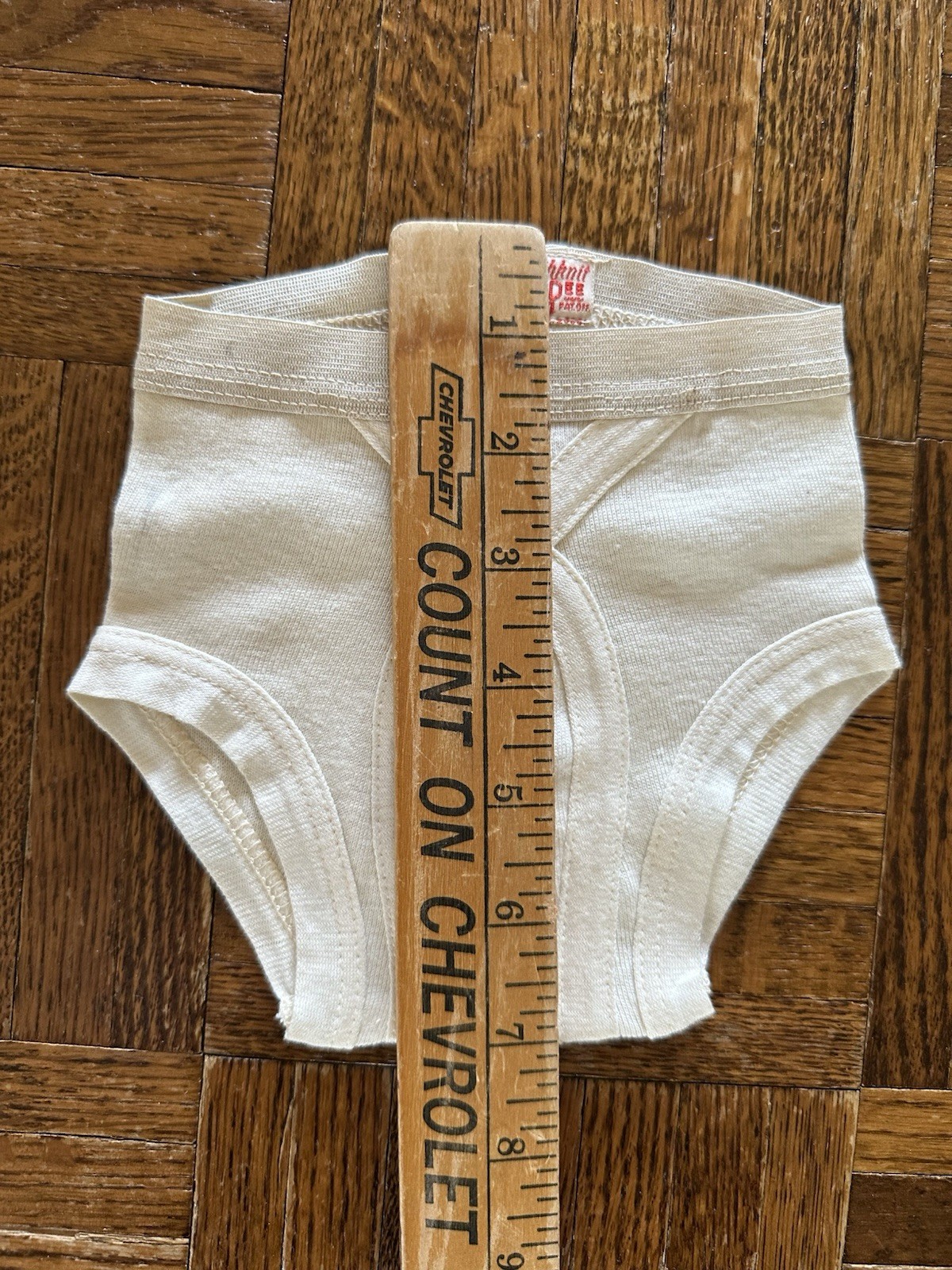 WWII Era 1940s Healthknit Mac Dee Boys Cotton Briefs Crossed Gusset Size 24 VTG