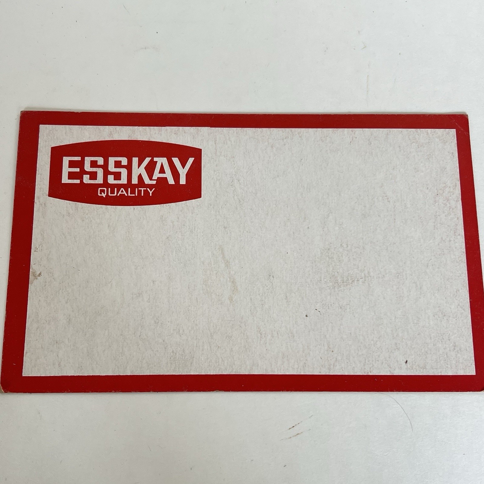Vintage Esskay Quality Butcher Shop Blank Display Cardboard Signs Lot of 10