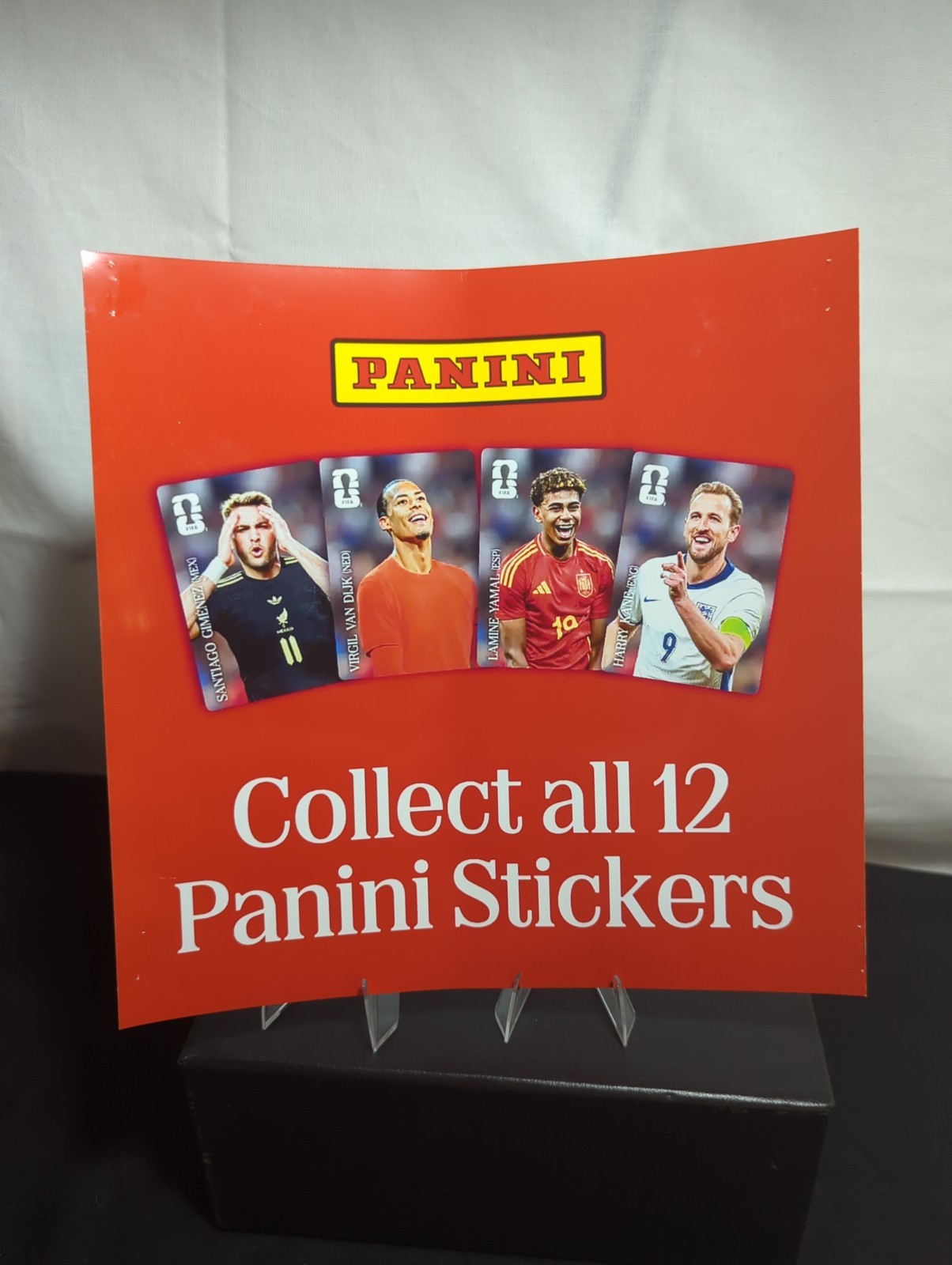 Panini FIFA World Cup 26 Coke Advertisement 8″X 8″ Kodak Paper yamal Kane