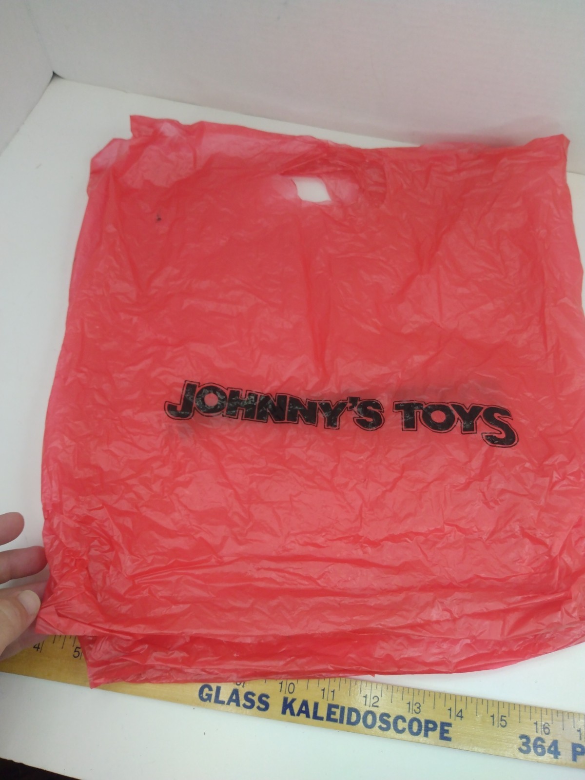 Used Vintage Lot Of 5 Red Johnny’s Toys Latonia Kentucky Shopping Bags
