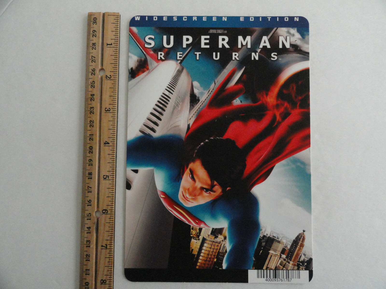 SUPERMAN RETURNS – BLOCKBUSTER VIDEO BACKER CARD 5″X8″ – NO MOVIE