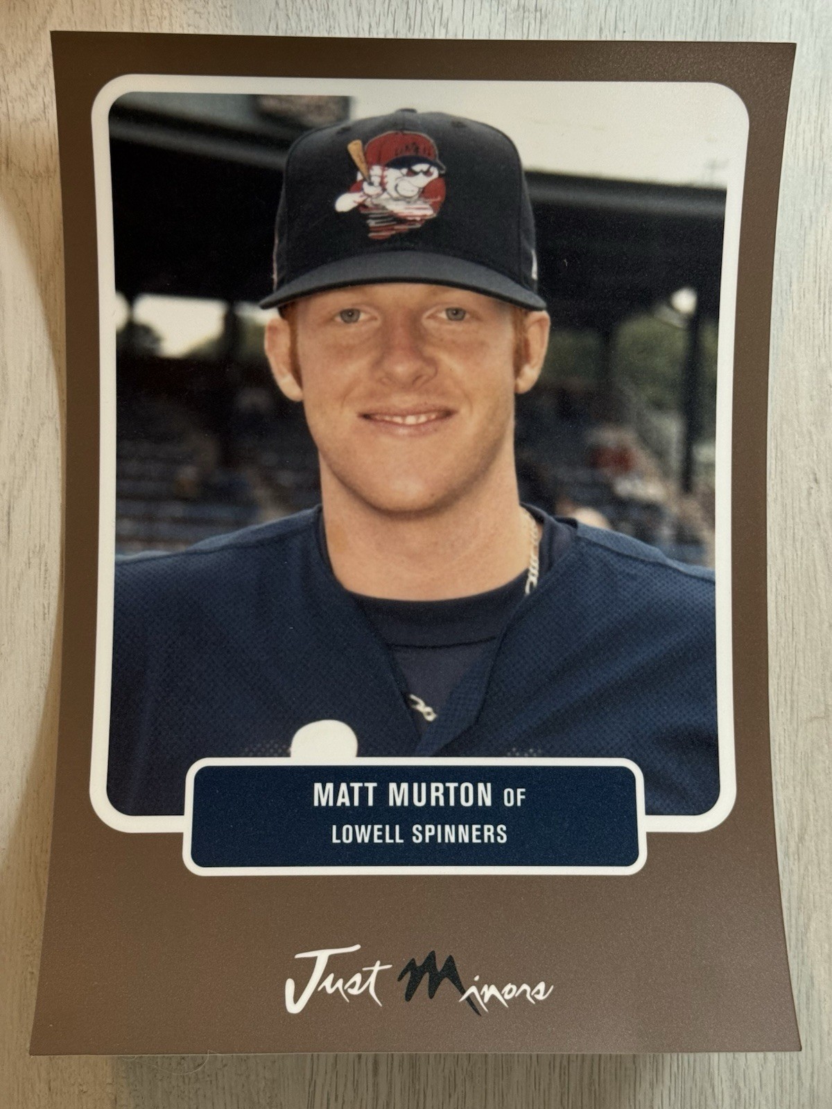 RARE! 2003 Matt Mutton Just Minors Rookies Advertising Display Spinners 11X15