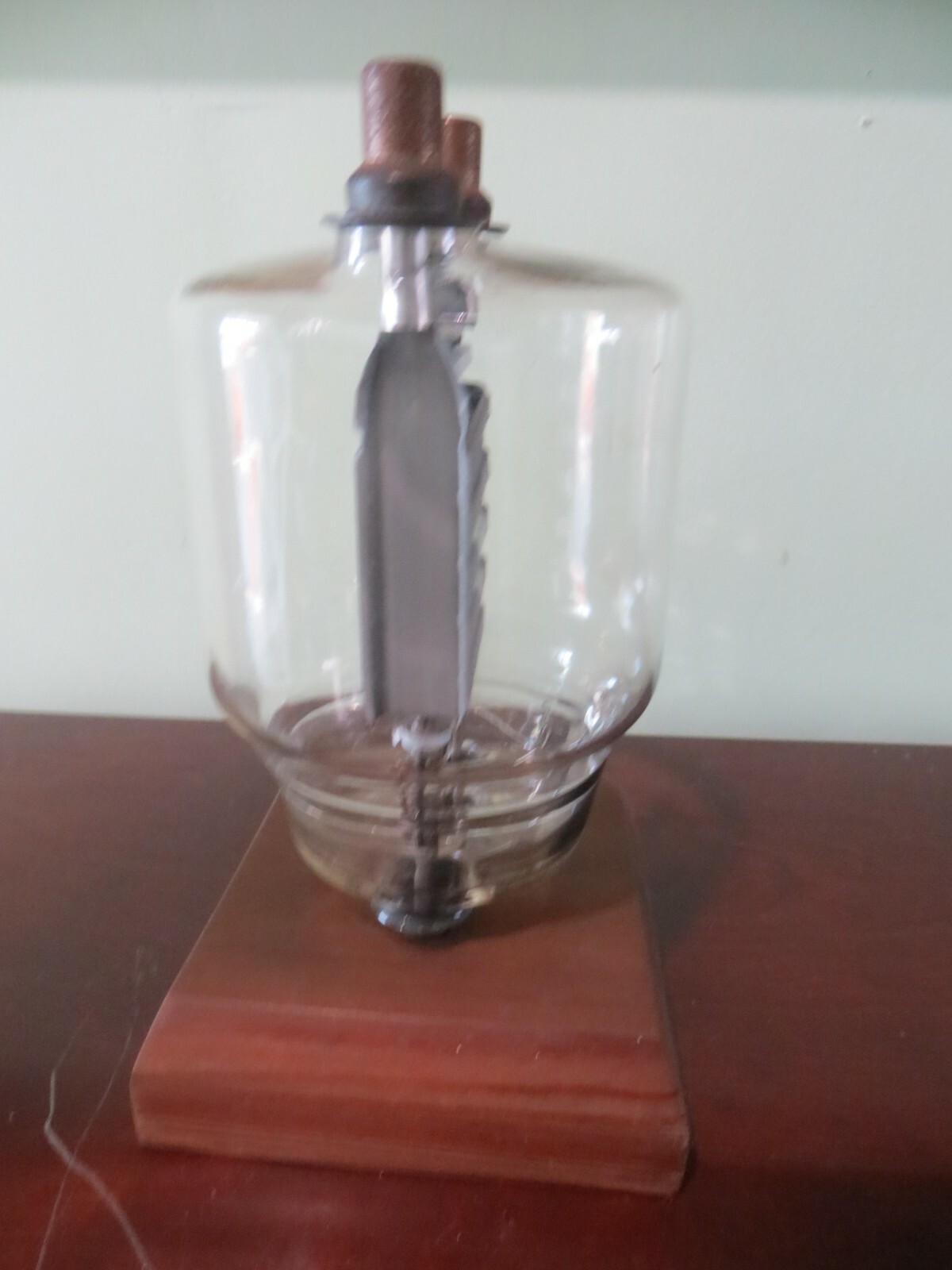 RCA DEALER COUNTER POINT OF SALES DISPLAY GLASS FUSE SIGN