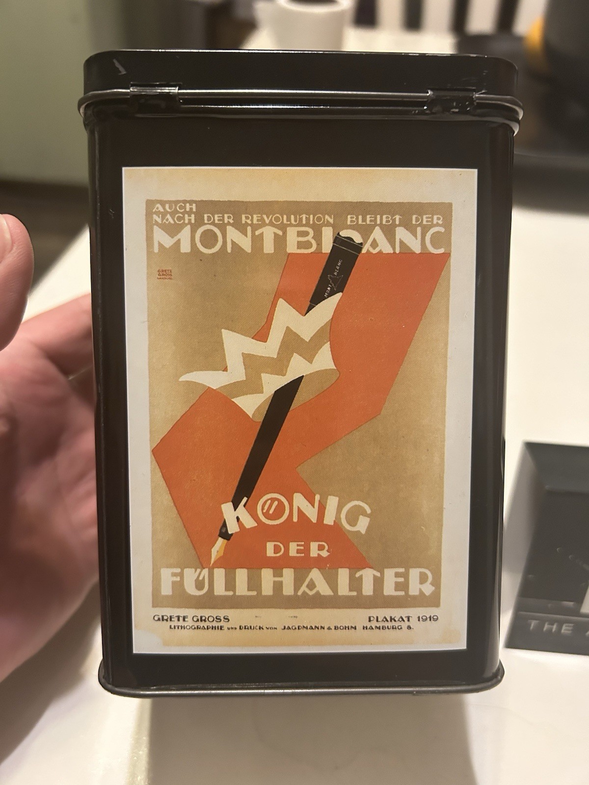 Authentic Montblanc The Art of Writing Lucite Store Display Sign
