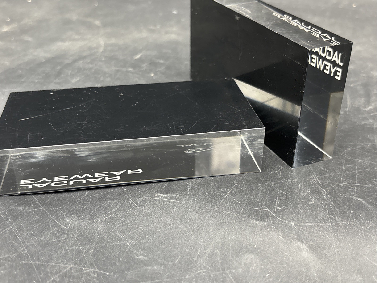 Jaguar Eyewear Acrylic Retail Display – Boutique Counter POP Sign
