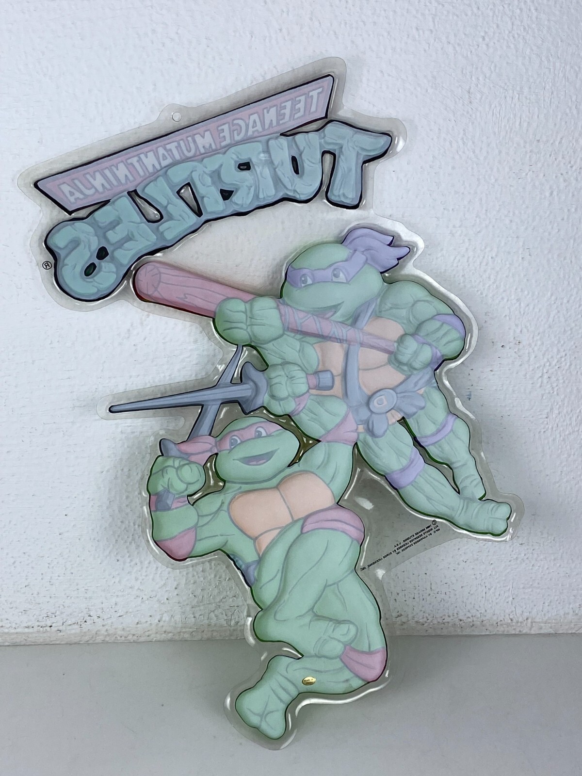 TMNT Teenage Mutant Ninja Turtles Vintage Plastic Display Store Rare Original