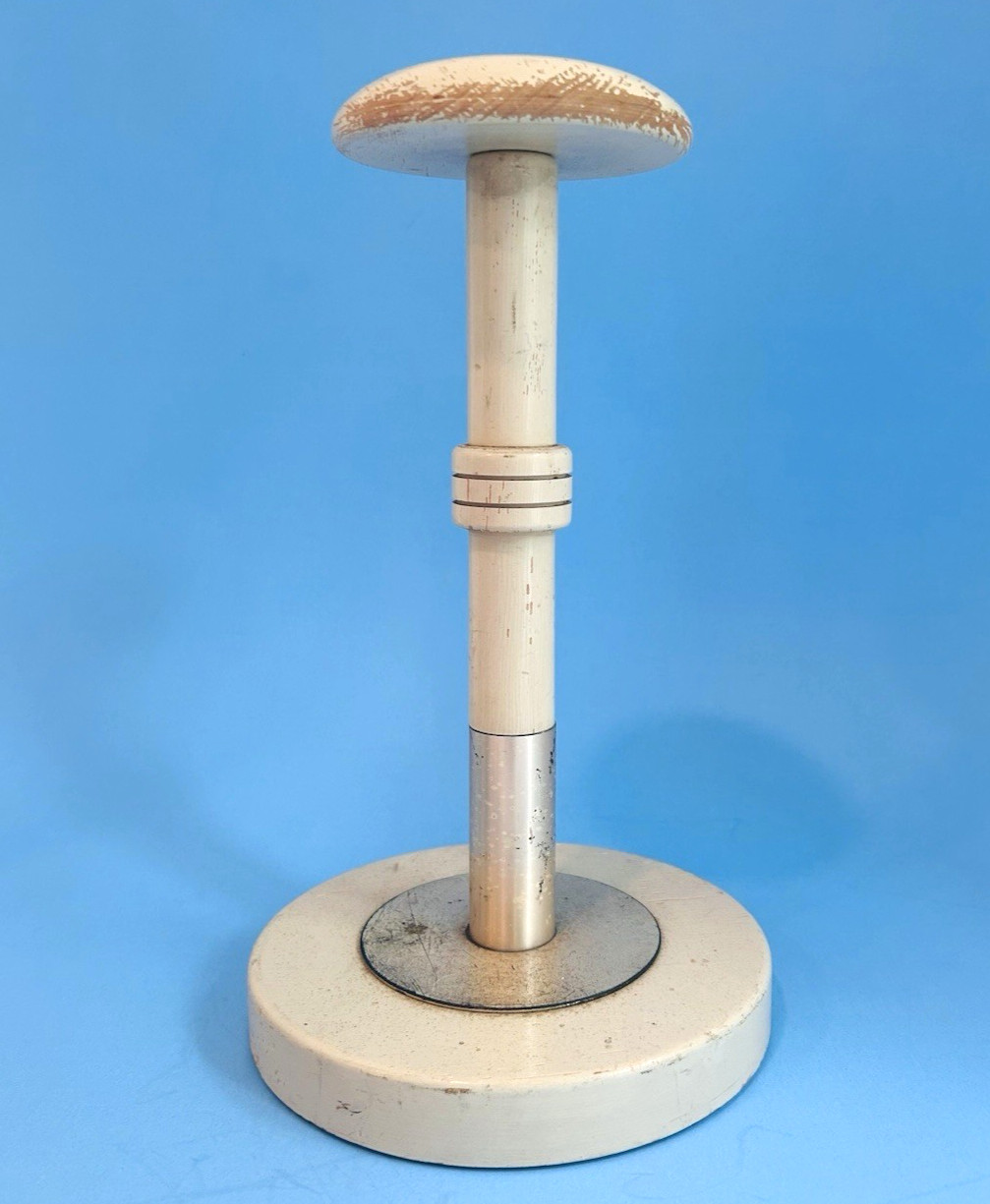 Vintage Wooden Hat Stand Table Top Display General Store Farmhouse