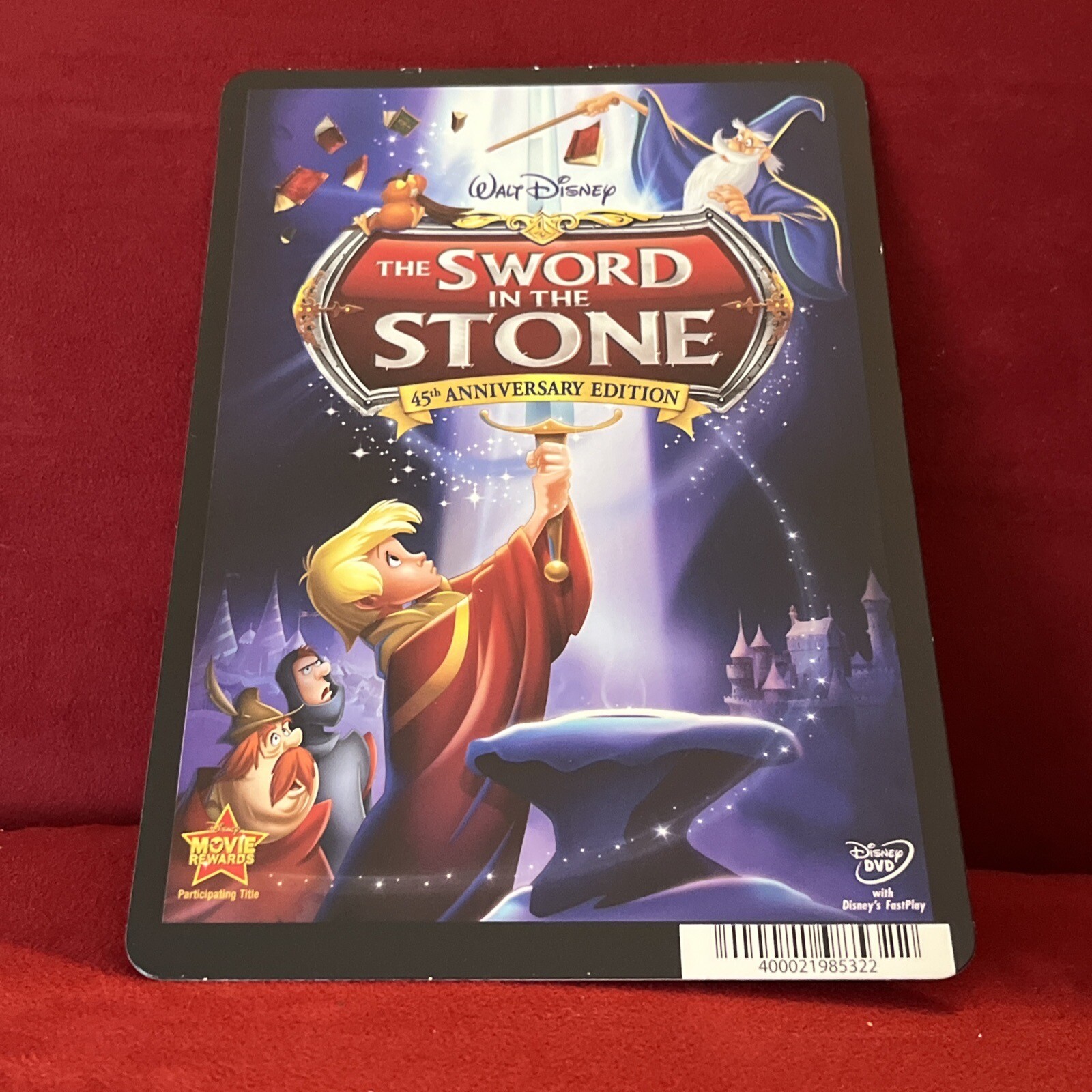 Blockbuster Movie Backer Card Mini Poster 5.5”x8” Disney The Sword In The Stone