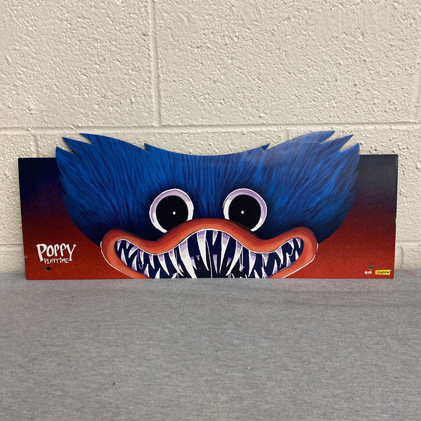 Poppy Playtime 2023 Spirit Halloween Cardboard End Cap Store Display Sign 24″x8″
