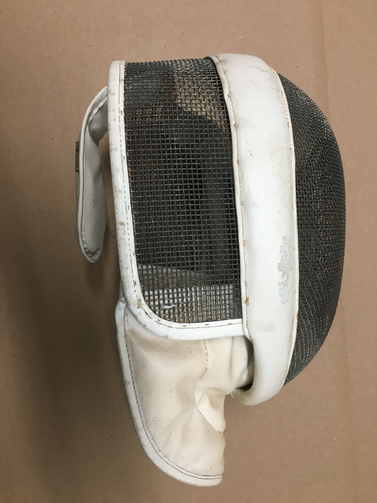 One of a Kind Fencing Mask FOR DISPLAY PROP ONLY Metal Mesh Adjustable Back