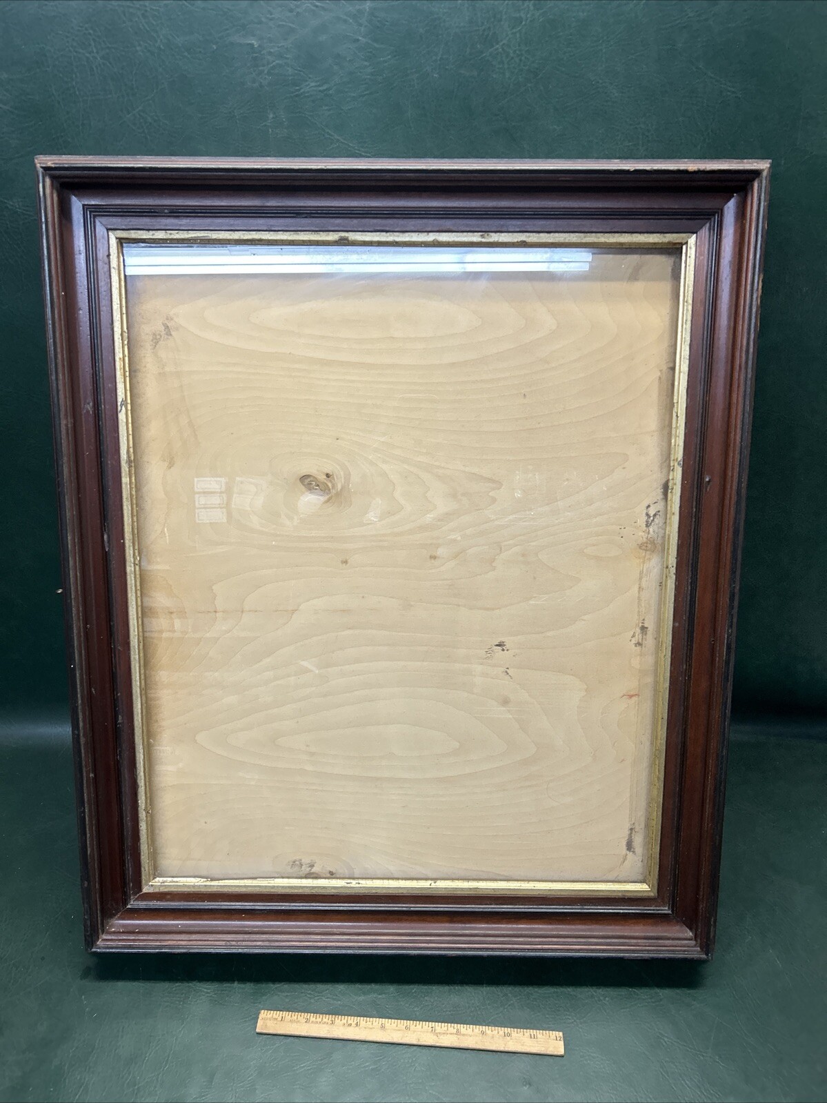 Antique Victorian Walnut Frame ~ Customized Into Display Case 27” X 32”