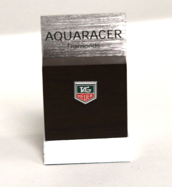 Authorized Dealer Only Store Watch Display TAG Heuer Sign Aquaracer Diamonds