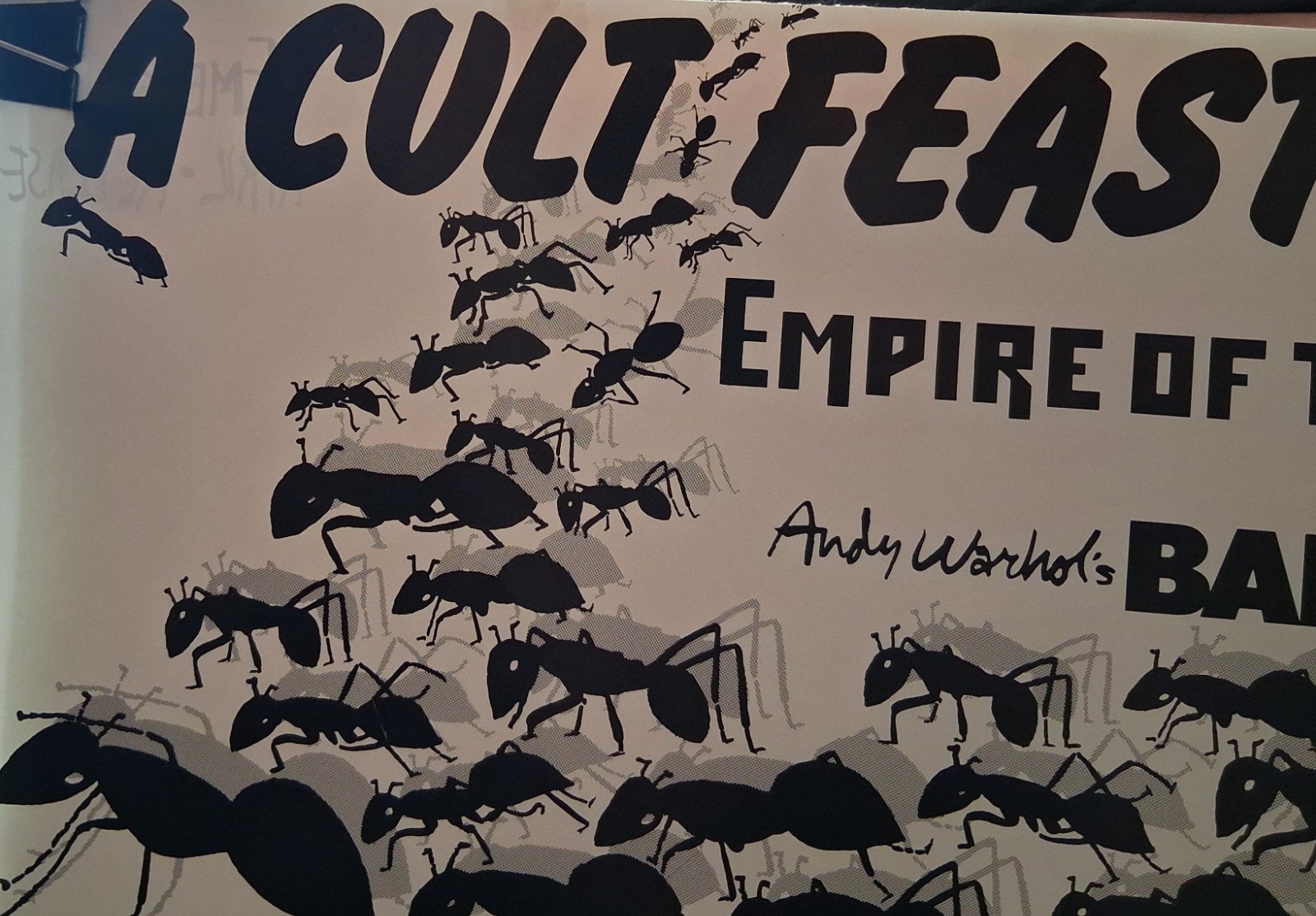 1985 A Cult Feast From Embassy Original Movie Poster Video 14×40 Horror Sci-Fi
