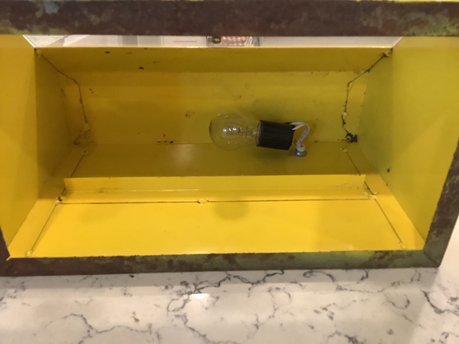 Vintage Country Store Lighted Peanut & Cashew Mix Nut Bin Countertop Display