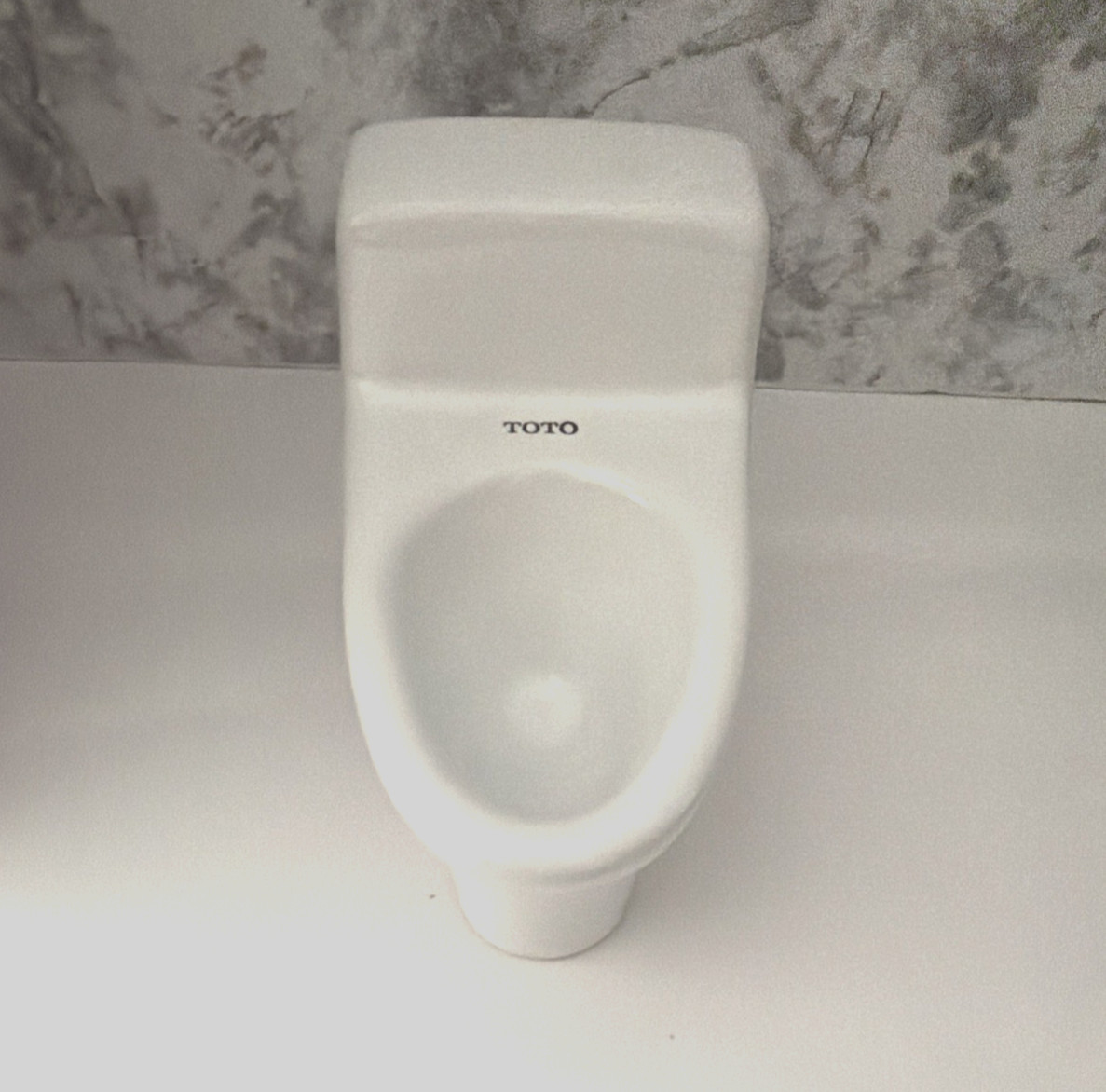 Vintage Toto Salesman Sample White Porcelain Miniature Toilet