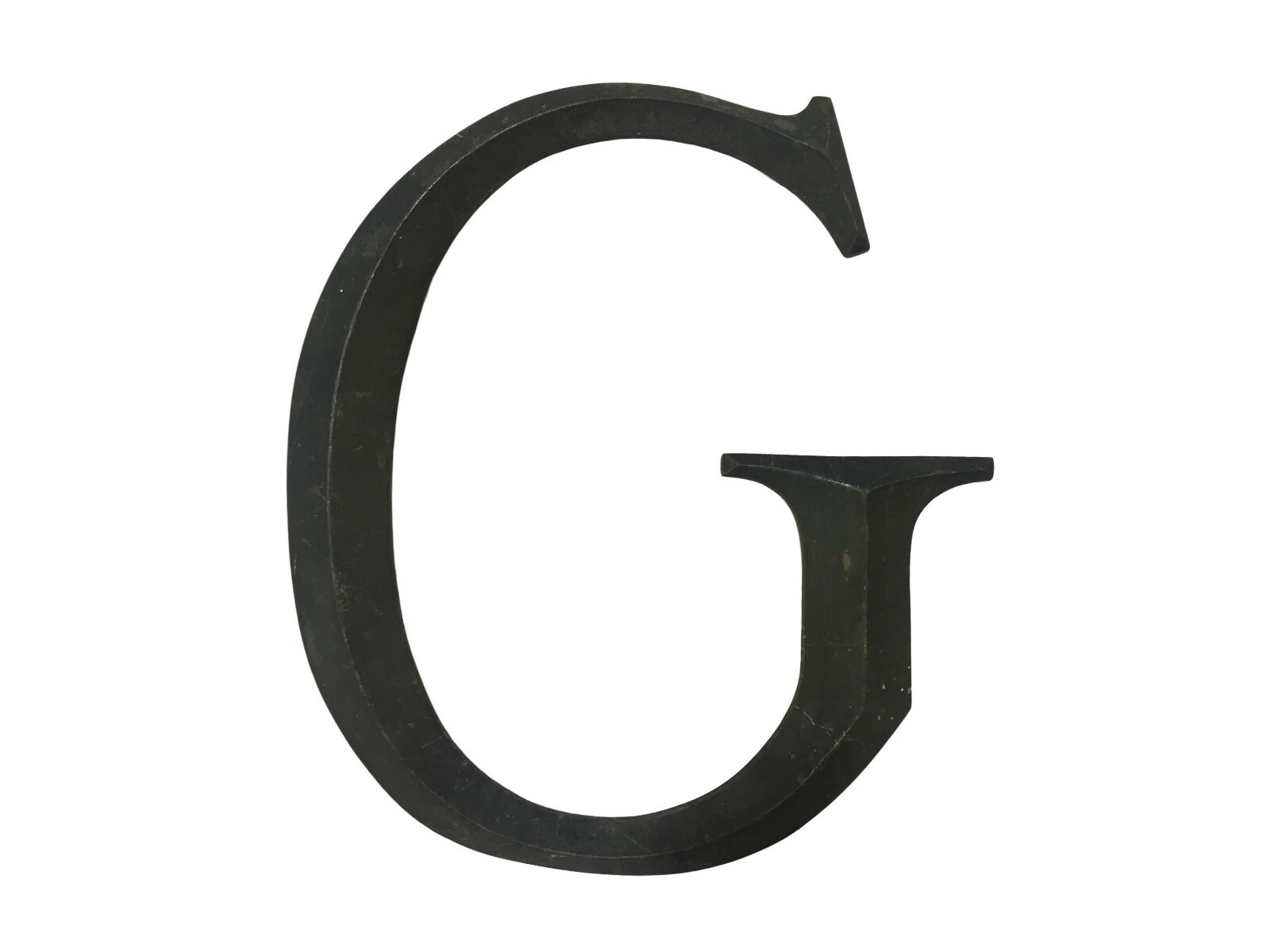 1990s Gucci Store Advertising 13.75″ Tall Letters – 13 lbs. Missing C Display