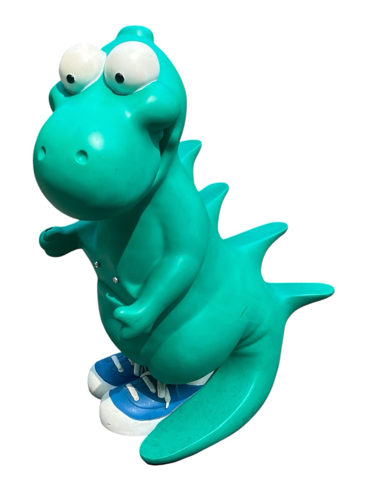 Large Vintage 1970s Stride Rite Shoes Store Display Dinosaur 29″ Tall Early