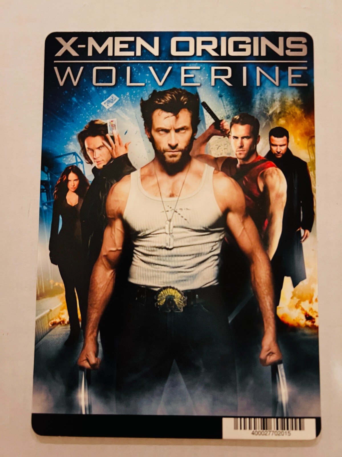 Blockbuster Movie Shelf Display Card 5.5″ x 8″ X-MEN ORIGINS: Wolverine Variant